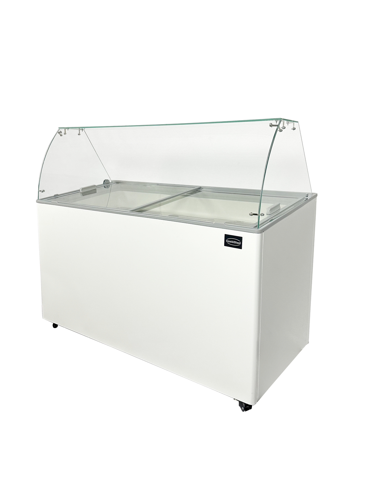 Speiseeisvitrine 10 x 5 L / Weiß / Combisteel
