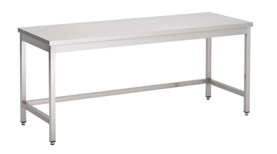 Arbeitstisch ohne Grundboden / 900 × 800 mm / Combisteel