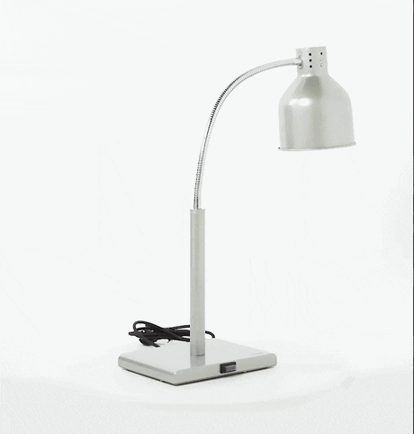 Flexible Wärmelampe / 1 Lampe / Silber / 0,25 kW / 230 V / Combisteel