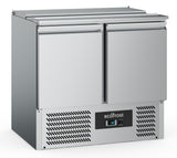Saladette / 2 Türen / 2,5x 1/1 GN / 240 L / Combisteel