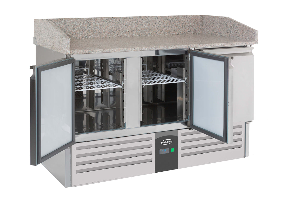 Pizzatisch / 3 Türen / 230 L / Combisteel