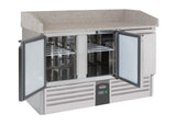 Pizzatisch / 3 Türen / 230 L / Combisteel