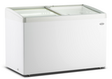 Eistruhe / 396 L / mit Glasschiebedeckel / Lotte / 0/10 | -18/-25 °C / 7086.0035 / Combisteel