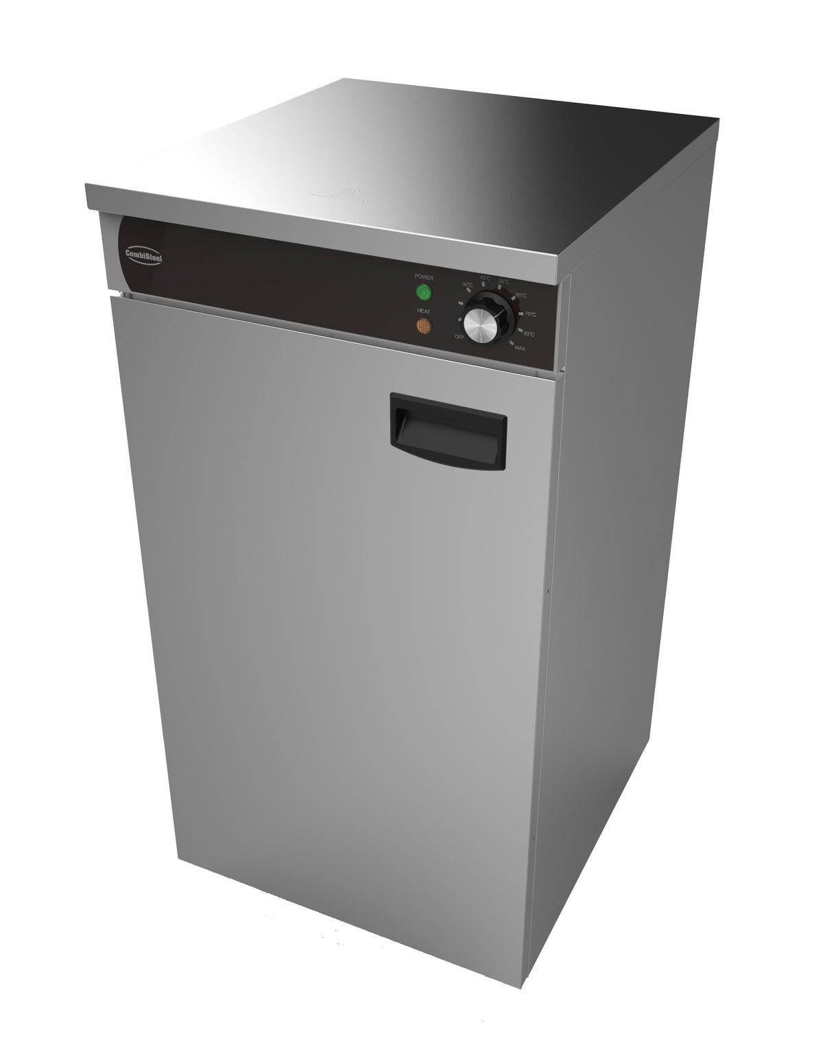 Teller-Wärmeschrank / 450 mm breit / 1 Tür / 45-60 à 32cm diameter Teller / +30 bis +85 °C / 0,8 kW / Combisteel