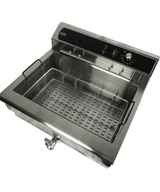 Elektrische Tischfritteuse 25 L mit Ablassventil / Combisteel