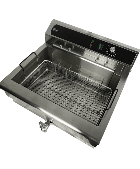 Elektrische Tischfritteuse 25 L mit Ablassventil / Combisteel