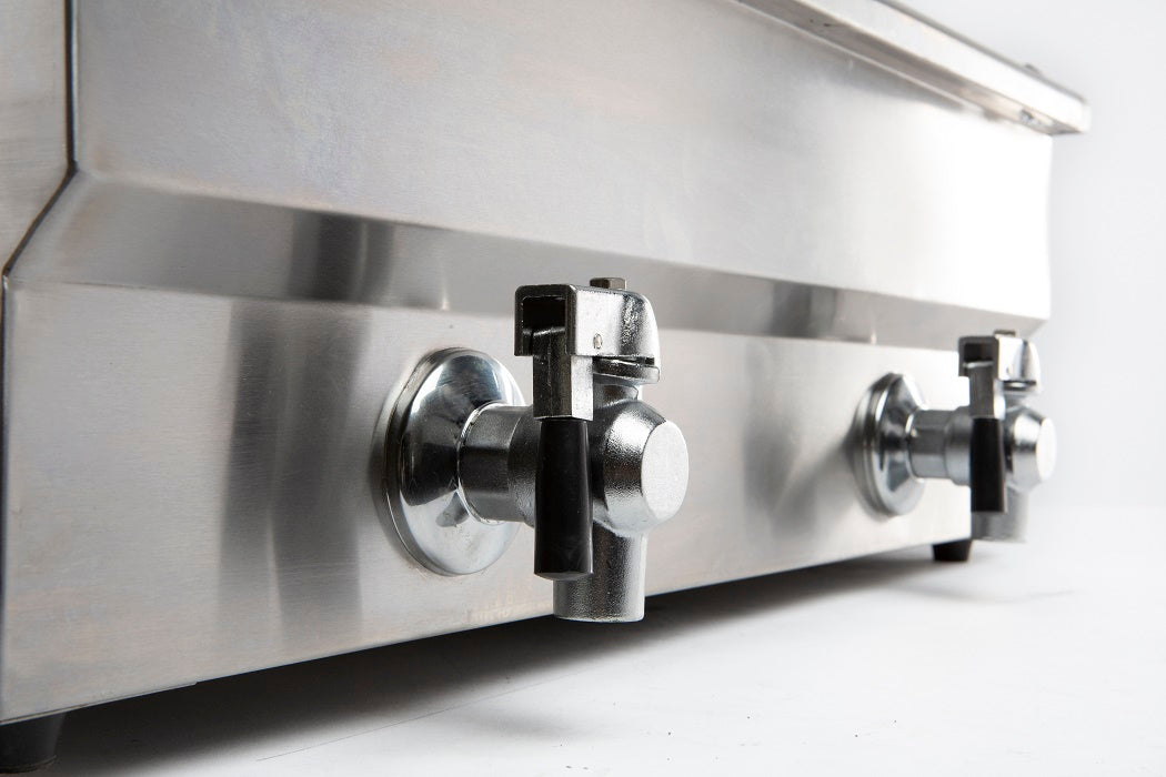 Elektrische Tischfritteuse 2 × 8 L / Combisteel