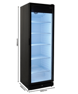 Getränkekühlschrank 1 Glastür PIB-360R