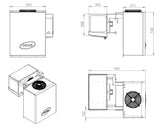 Kühlaggregat / Huckepack / 9,1–13 m³ / 230 V / Combisteel