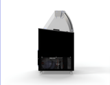 Speiseeisvitrine Java 8 x 5 L / Schwarz / Combisteel