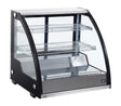 Kühlvitrine / 130 L / 0 bis 12 °C / gebogen / Combisteel