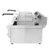 Elektrische Tischfritteuse 2 × 10 L / Combisteel