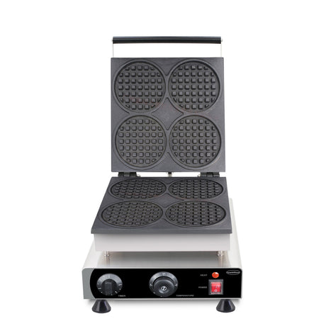 Waffeleisen für 4 runde Waffeln – 3. Produktansicht