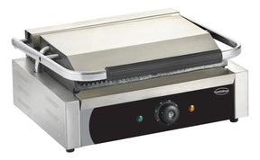 Panini-Kontaktgrill gerillt 2,2 kW / Combisteel