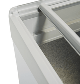 Eistruhe 586 L mit Glasschiebedeckel / Lotte / Combisteel