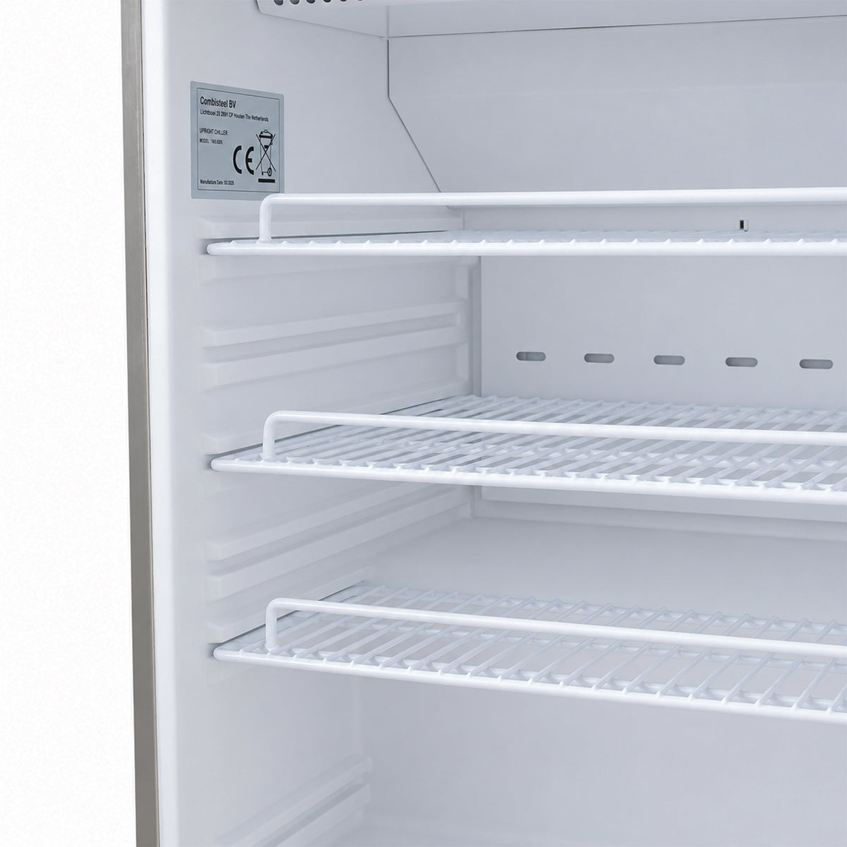 Edelstahl Kühlschrank / Tischmodell / 1 Tür / 130 L / Combisteel