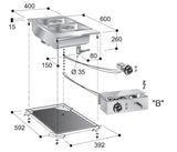 Bain-Marie Modul 2 kW 230 V von Combisteel – Produktansicht 2