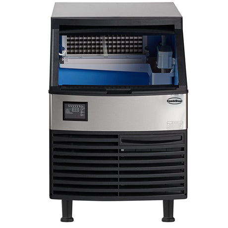 Eiswürfelmaschine / 95 kg/24 h / Bunker 36 kg / Eiswürfel 22×22×22 mm / luftgekühlt / Combisteel