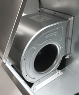 Wandhaube / mit Motor / 1200 × 900 × 450 mm / Combisteel