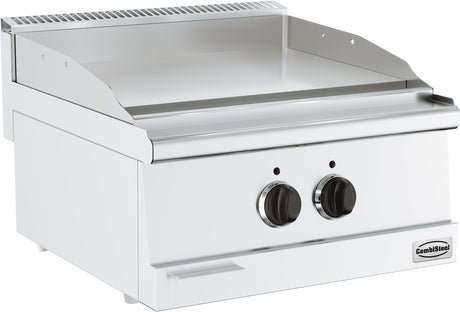 Elektrische Grillplatte BASE 600 / Chrom glatt / 600 mm / 6 kW / 400 V / Combisteel – elektrische Grillplatte für Gastronomie