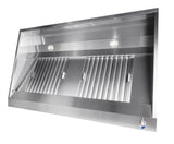 Wandhaube / ohne Motor / 1000 × 950 × 400 mm / Combisteel