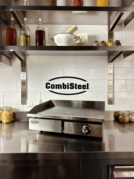 Elektrische Grillplatte / Glatt / 730 mm / 3.5 kW / 230 V / Combisteel – elektrische Grillplatte für Gastronomie