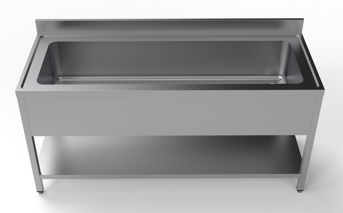 Spültisch mit großem Becken / 1800 × 700 mm / Combisteel