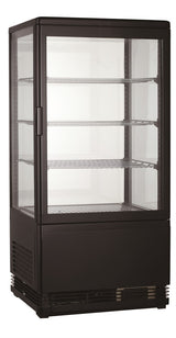 Kühlvitrine / 78L / Schwarz