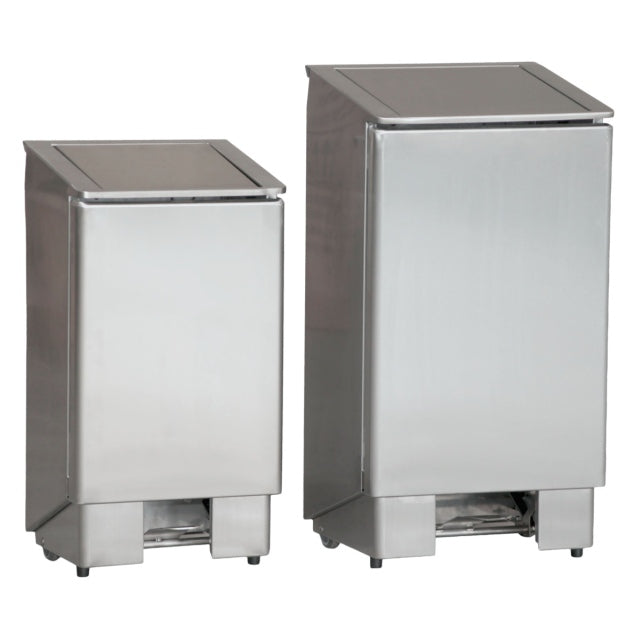 Abfallbehälter / 90 L / Edelstahl / 394 × 365 × 910 mm / Combisteel