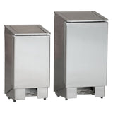 Abfallbehälter / 90 L / Edelstahl / 394 × 365 × 910 mm / Combisteel