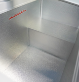 Eistruhe / 396 L / mit Glasschiebedeckel / Lotte / 0/10 | -18/-25 °C / 7086.0035 / Combisteel