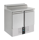 Saladette / 2 Türen / 5x 1/6 GN / Combisteel