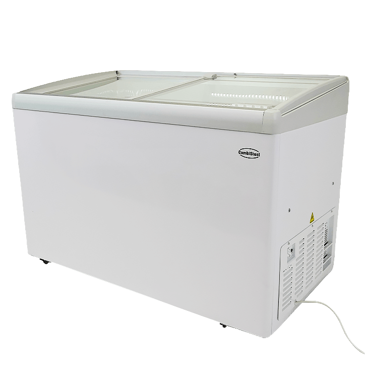 Eistruhe / 396 L / mit Glasschiebedeckel / Lotte / 0/10 | -18/-25 °C / 7086.0035 / Combisteel