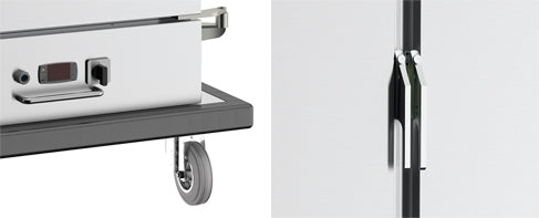 Bankettwagen / warm / 15× 2/1GN, 30× 1/1GN (65mm) / 811 × 928 × 1660 mm / Combisteel