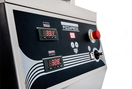 Pizzapresse / Ø 330 mm / 4,75 kW / 470 × 690 × 820 mm / Combisteel