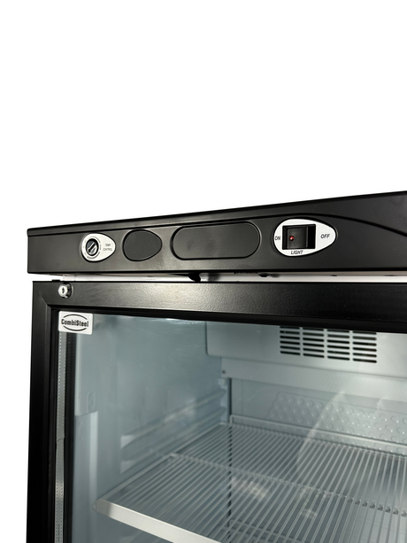 Getränkekühlschrank 1 Glastür Weiß 382 L