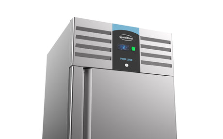 Gewerbetiefkühlschrank 1 Tür Edelstahl 550 L