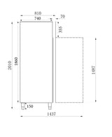 Gewerbetiefkühlschrank Edelstahl + Aluminium 1200 L statisch