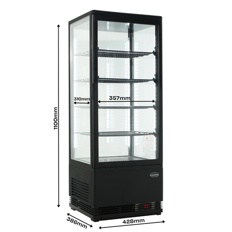 Kühlvitrine / 98 L / 0 bis +12 °C / gerade / Combisteel – Detailansicht 11