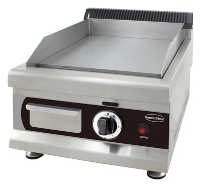 Gas-Grillplatte / Glatt / 400 mm / 3 kW / Combisteel