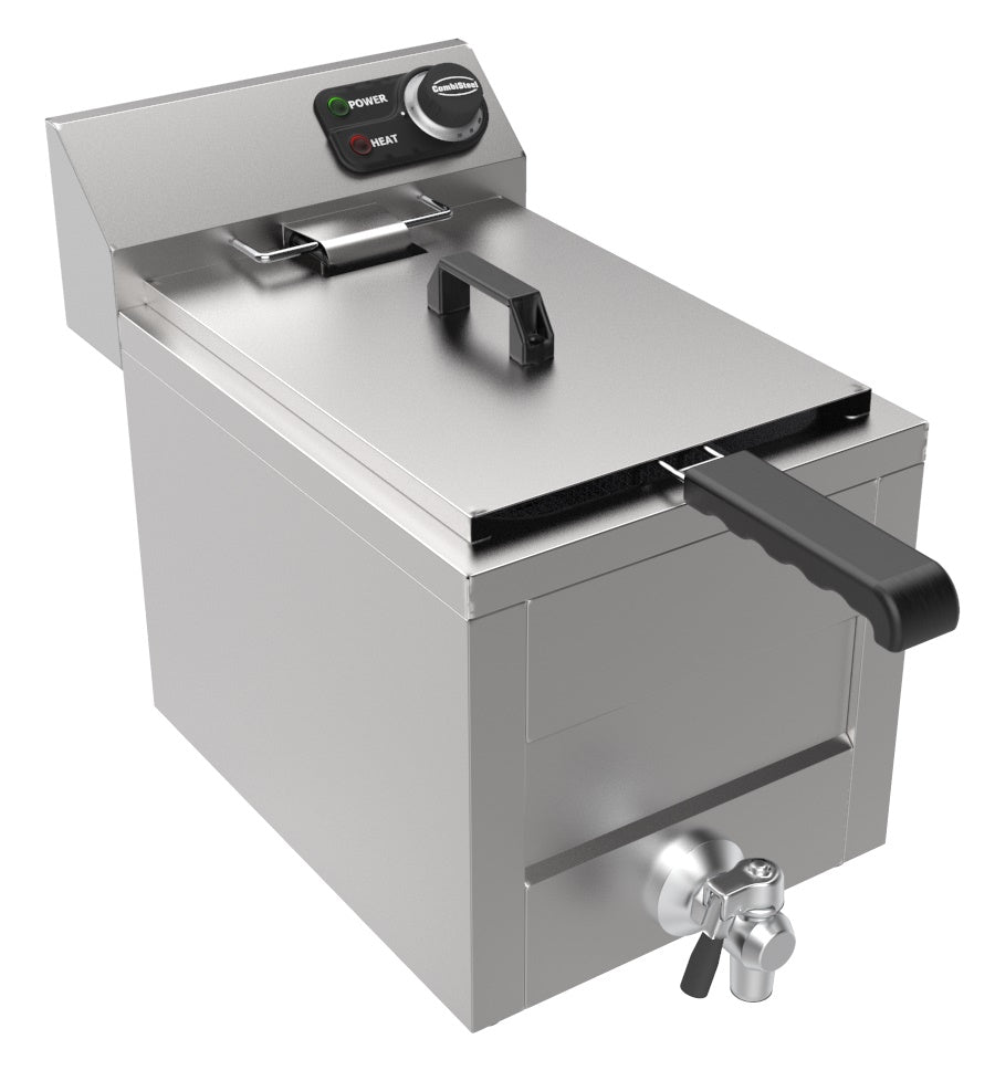 Elektrische Tischfritteuse 1 × 8 L / 3 kW / Combisteel