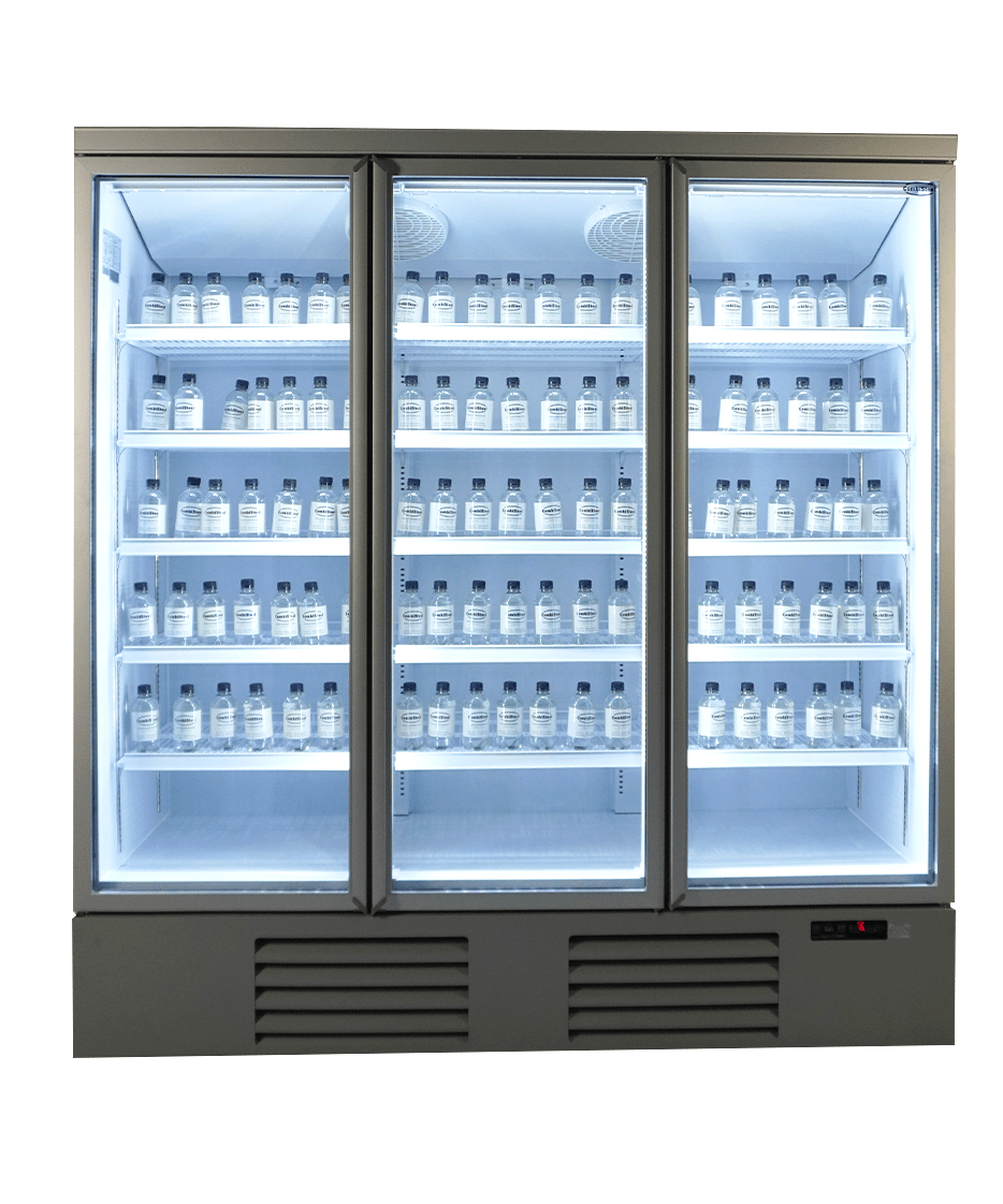 Kühlschrank / 3 Glastüren / JDE-1530R