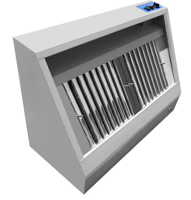 Wandhaube / mit Motor / 1200 × 900 × 450 mm / Combisteel