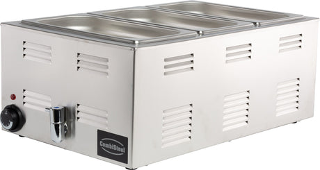 Elektrische Bain-Marie GN 1/1 mit Ablasshahn 1,2 kW von Combisteel – Produktansicht 3