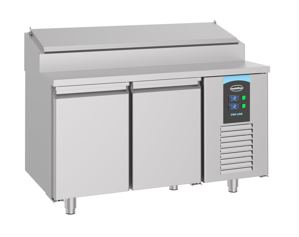 Saladette / 2 Türen / 7x 1/3 GN / 178 L netto / Combisteel