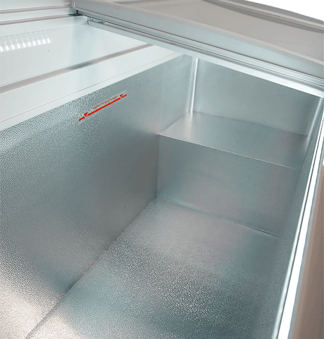 Eistruhe 586 L mit Glasschiebedeckel / Lotte / Combisteel