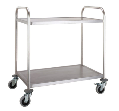 Servierwagen / 2 Ebenen / 860 × 540 × 940 mm / Combisteel