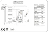 Edelstahl-Tiefkühlschrank RFS 600 L mit Lüfter / Combisteel