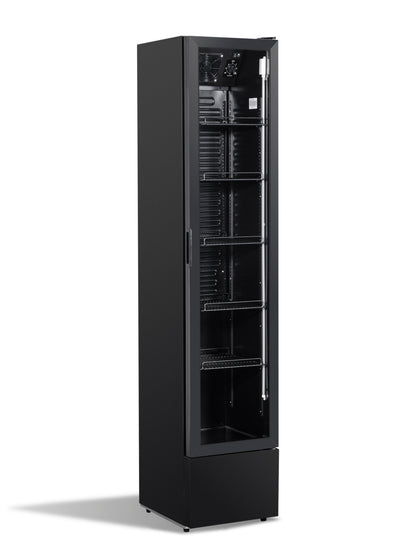 Kühlschrank 1 Glastür schwarz NAP-150
