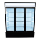 Getränkekühlschrank 3 Glastüren Weiß FCU-1200